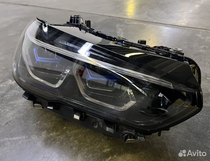 B Фары BMW G05 G06 laser shadow line