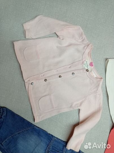 Пакетом одежда для девочки 68-74р