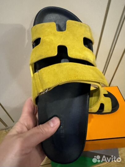 Шлепки hermes 39