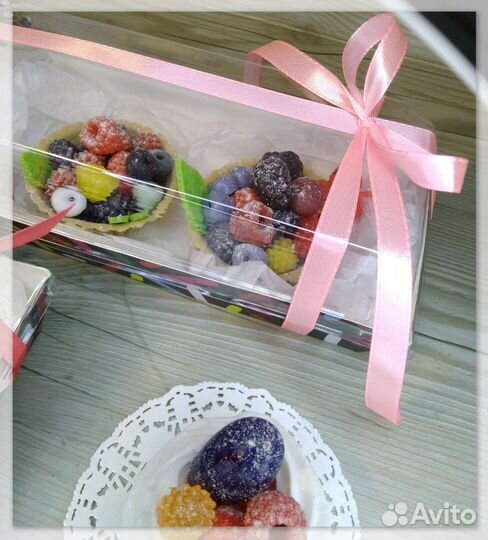 Пирожные из мыла ручной работы