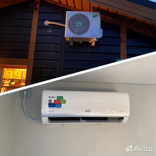 Кондиционеры с установкой и прокладкой трассы