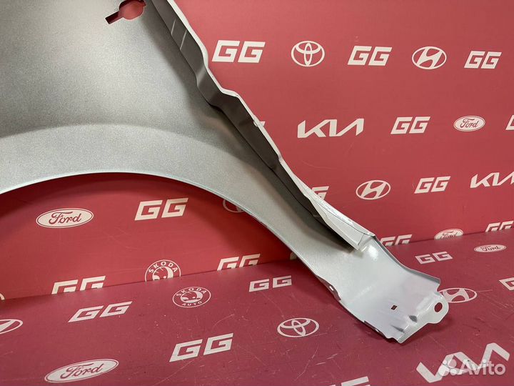 Крыло белое правое переднее LADA Granta FL 18 - 24
