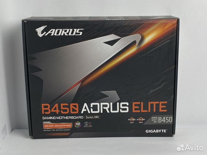 Материнская плата Gigabyte B450 Aorus Elite / AM4