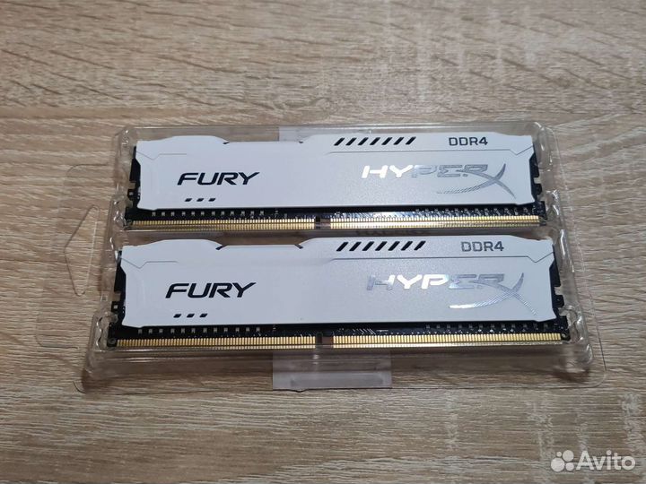 HyperX Fury White 16GB DDR4 2666Mhz