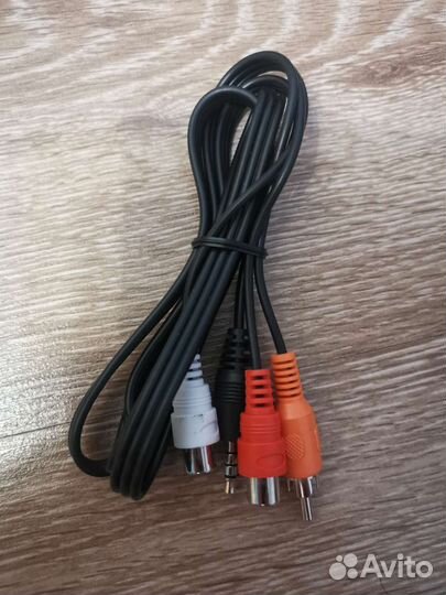 Шнур аудио видео тюльпан джек 3.5