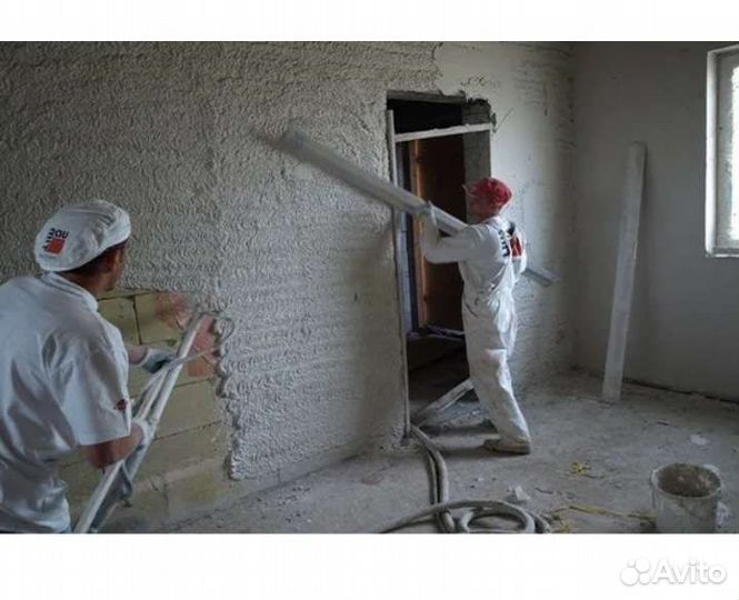 Механизированная штукатурка стен