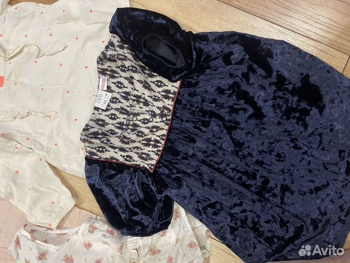 Вещи пакетом Zara на девочку 2-4 года
