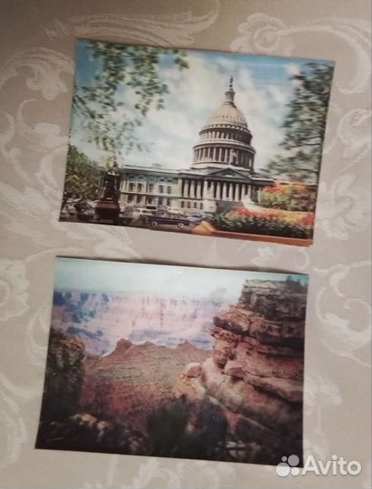 Открытки стерео Япония винтаж СССР