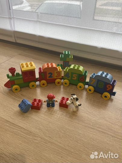Lego duplo поезд 10954