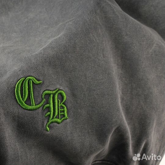 Свитшот Chrome Hearts серый