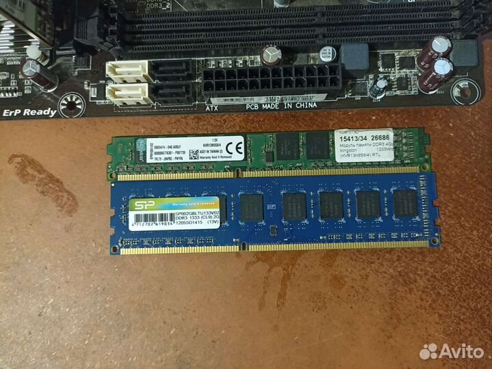 Оперативная память ddr3 4 gb + 2 gb