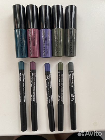 Nix жидкие помады-крем и карандаши к ним