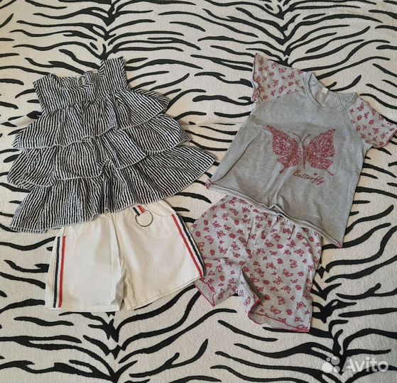 Летние вещи на девочку 110-116 пакетом