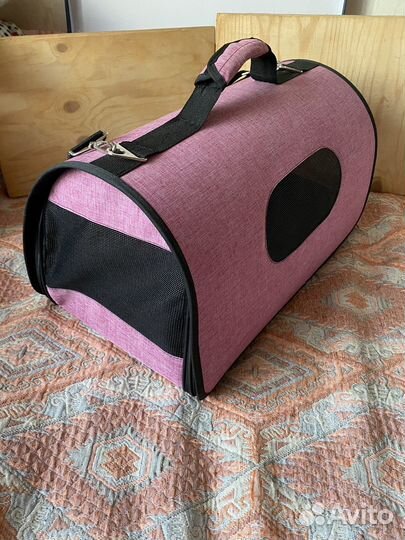 Переноска для животных тканевая мягкая, б/у