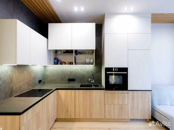 Кухни в минимализме на заказ в Москве