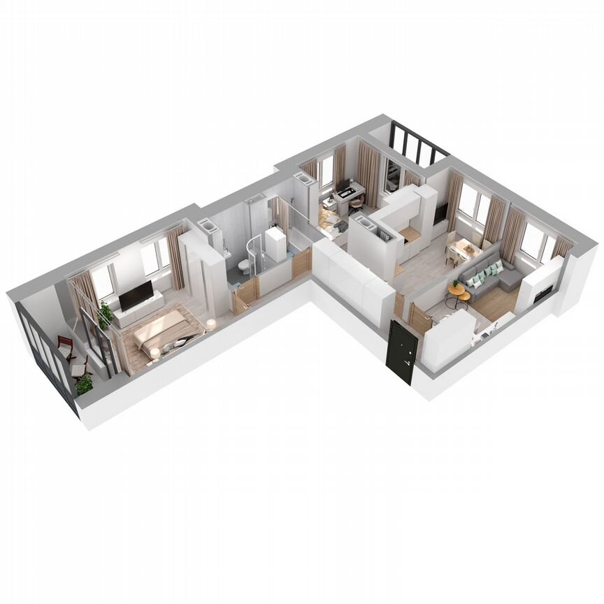 3-к. квартира, 74,5 м², 6/27 эт.