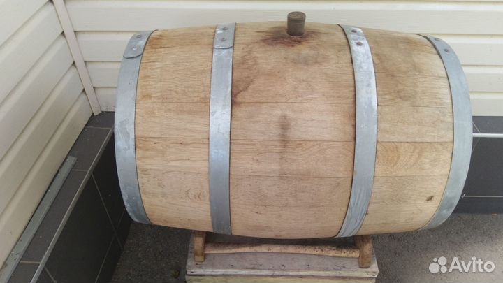 Дубовая бочка 100 литров 8 лет стояла с коньячным