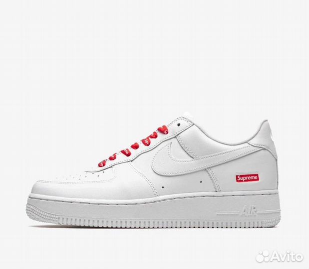 Nike air force 1 supreme white