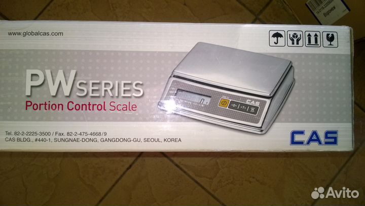 Весы порционные CAS PW-2H ER-JR-06CB Штрих-слим