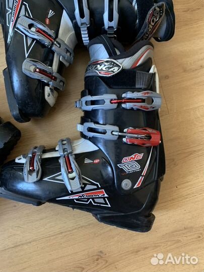 Горные лыжи Blizzard 160+ботинки +шлем Atomic L