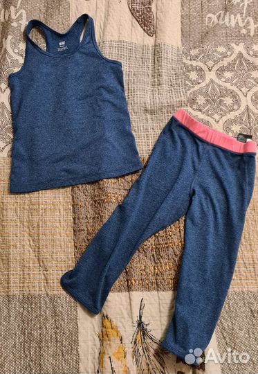 Костюм H&M на девочку на фитнес/танцы/спорт 116