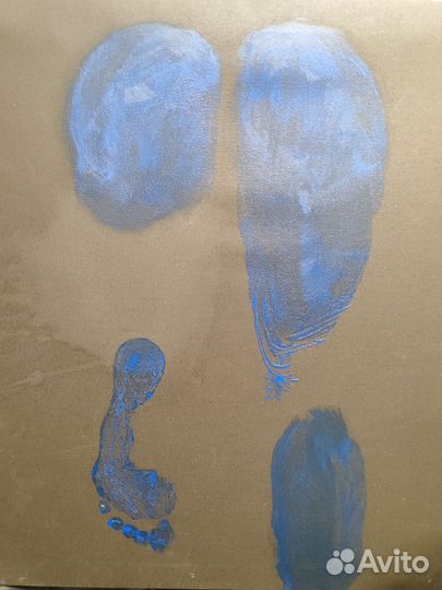 Картина телом на холсте на подрамнике