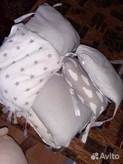 Бортики в детскую кроватку бу