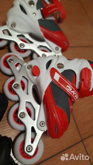 Продам роллики детские, раздвижные с защитой