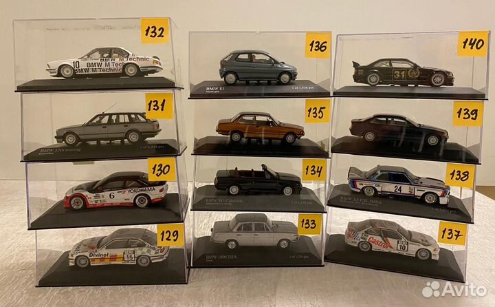 Модели BMW 1/43 Minichamps, AutoArt, Kyosho