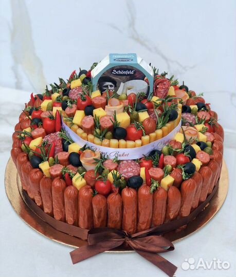 Мужской букет Мясной букет Съедобный букет