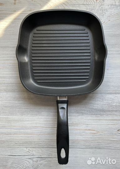 Сковорода гриль литая нева металл посуда 25 см