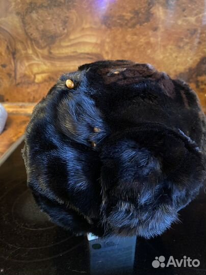 Норковый берет мягкий