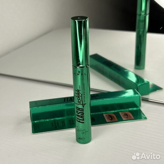 Удлиняющая тушь с эффектом накладных ресниц Lamel