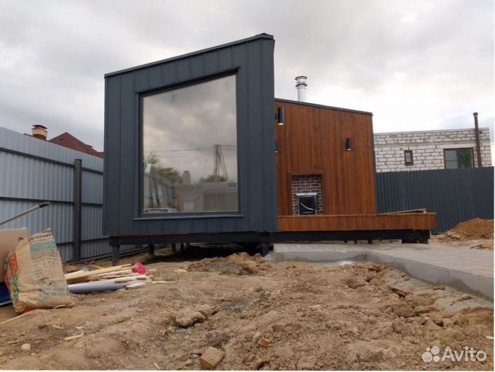 Каркасный всесезонный дом с доставкой 45 м кв, арт. вн-2785