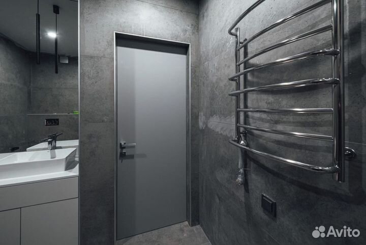 Скрытые межкомнатные двери под отделку