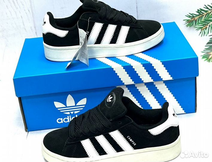Кроссовки Adidas Campus 00s Black Люкс