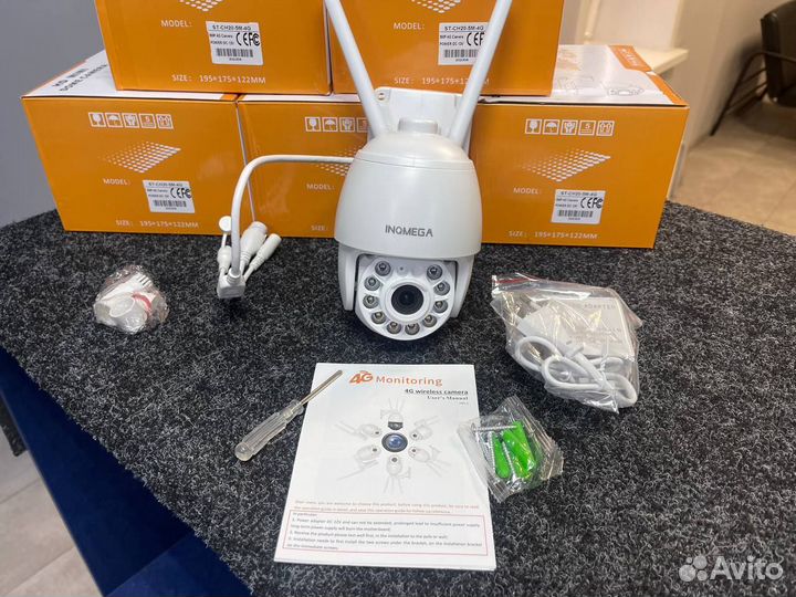 4G PTZ камера видеонаблюдения 5MP