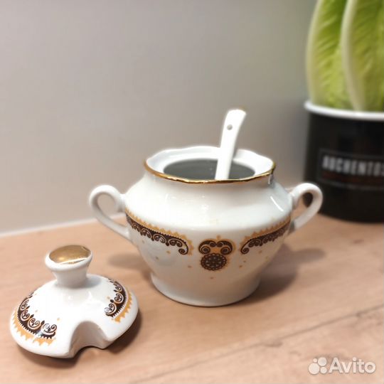 Фарфор СССР Горчичница