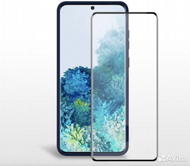 Защитное стекло 5D с полной проклейкой на Samsung