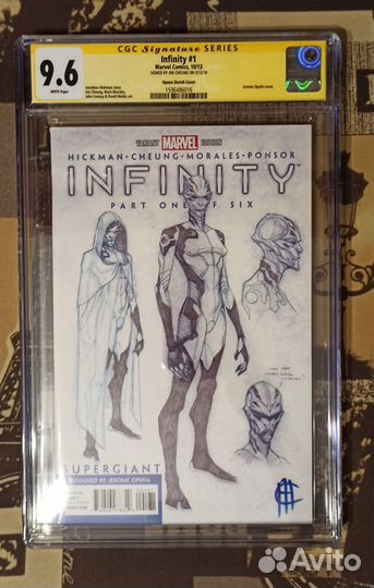 CGC Infinity #1 9.6