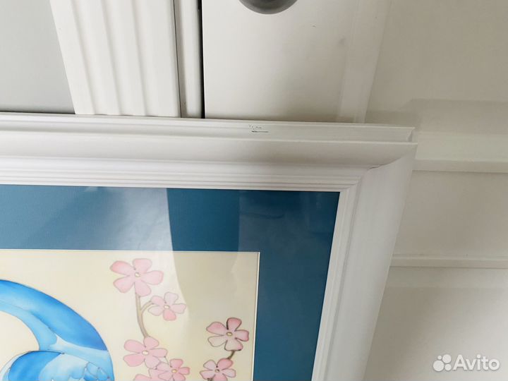 Картина интерьерная рамка багетная павлин 70 х 80