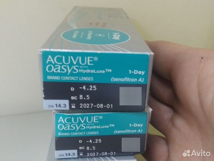 Линзы acuvue oasys 1day