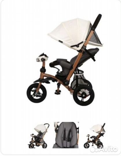 Трехколесный велосипед Moby kids Stroller trike