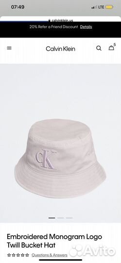 Панама Calvin klein