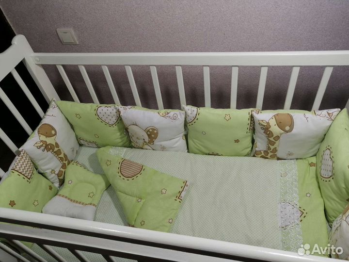 Бортики в детскую кроватку