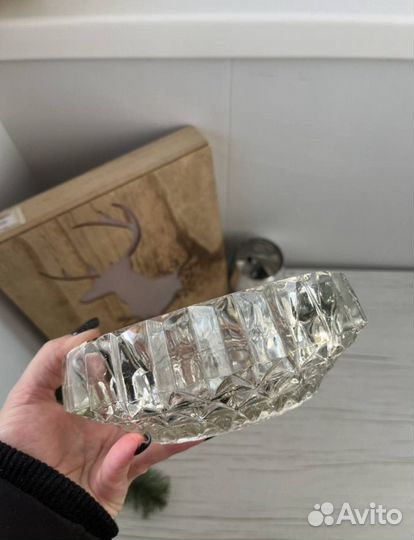 Ваза конфетница стекло СССР