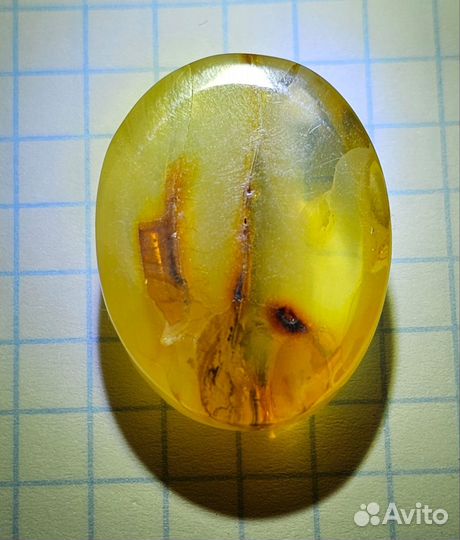 Янтарь (кабошон)
