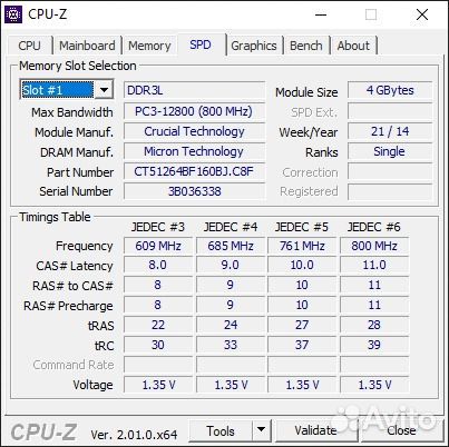 So-dimm DDR3L 1600 2x4GB