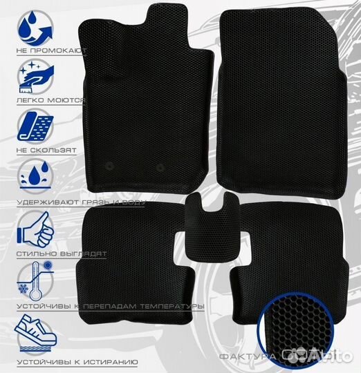 3D коврики ева KIA Sorento Prime 2014-2020