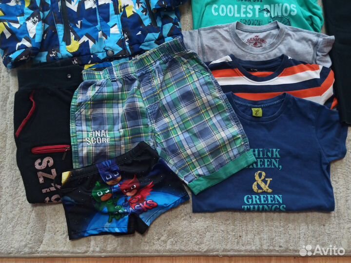 Вещи пакетом на мальчика 122 128